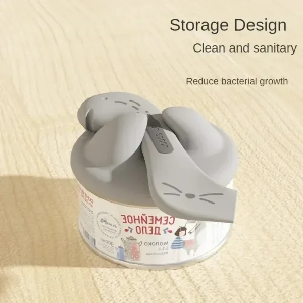 Cuchara y cubierta de sellado de silicona - Imagen 4