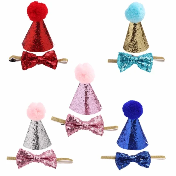 Gorros y Moños Feliz Cumpleaños