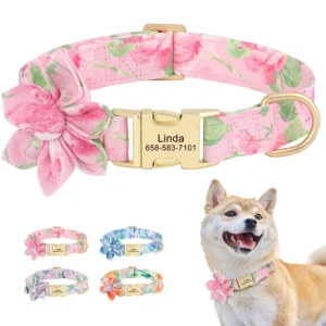 Collar personalizado a flores