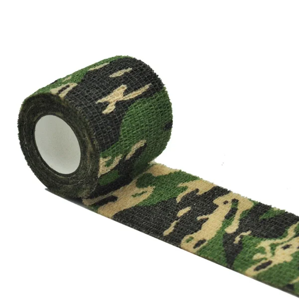 Cinta elástica de camuflaje - Protector deportivo autoadhesivo para rodilla, dedo, tobillo - Imagen 5