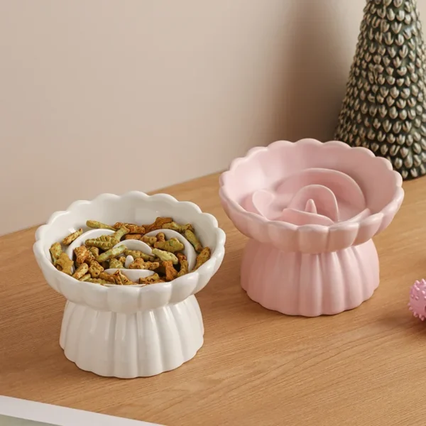Cuenco de comida para gatos de cerámica dreamy - Imagen 3