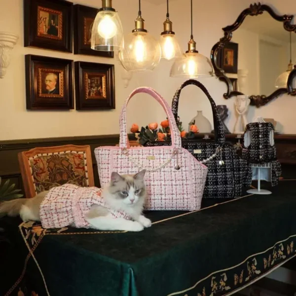Bolsos de hombro de lujo para perros - Imagen 5