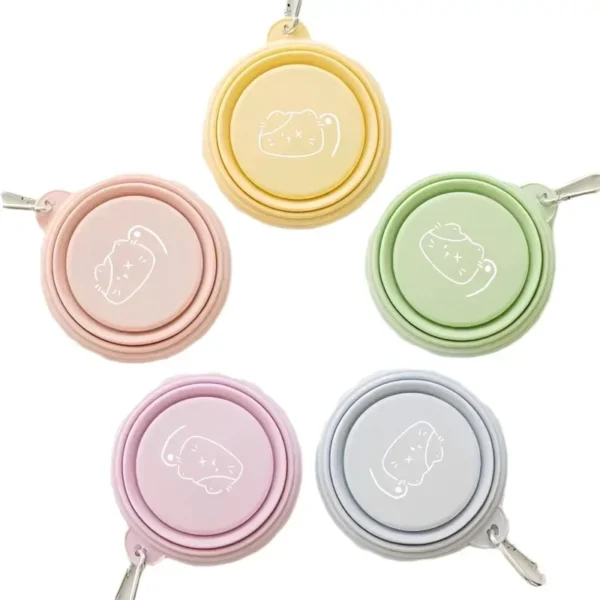 Cuenco plegable de silicona con Dibujo para Mascotas 350ml-650ml - Imagen 4