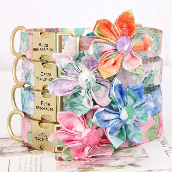 Collar personalizado a flores - Imagen 3