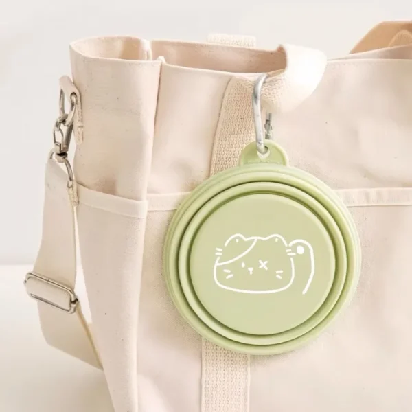 Cuenco plegable de silicona con Dibujo para Mascotas 350ml-650ml - Imagen 6