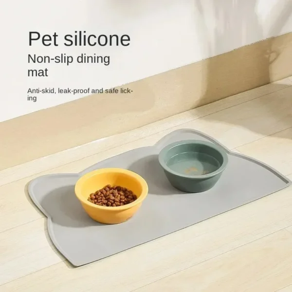 Estera antideslizante de silicona para alimentos para mascotas - Imagen 6