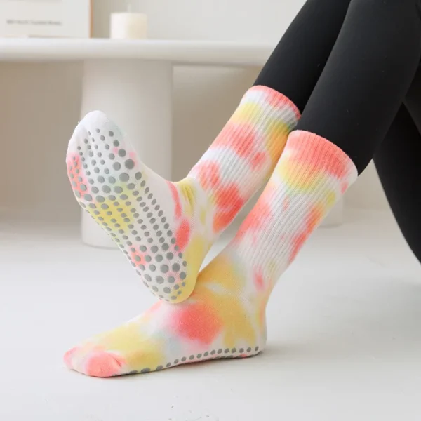 Calcetines de Yoga profesionales antideslizantes de silicona - Imagen 6