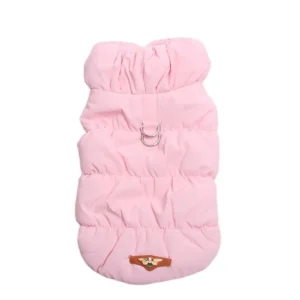 Chaqueta cálida inflada de doble hebilla