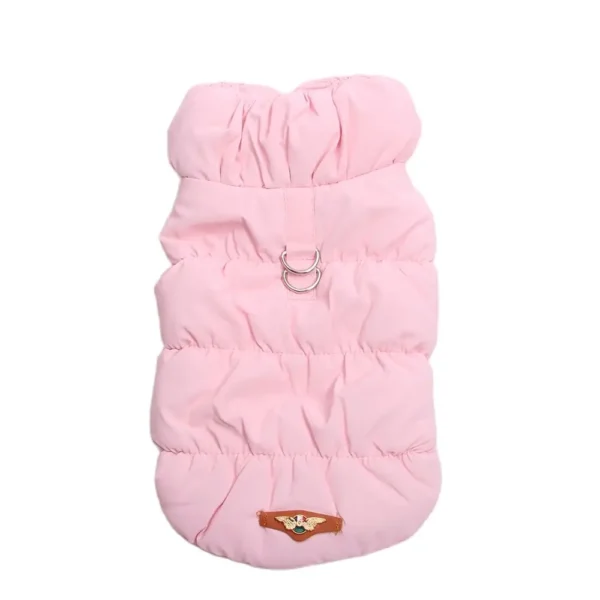 Chaqueta cálida inflada de doble hebilla