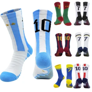 Calcetines de fútbol Secado rápido Transpirable Antideslizante