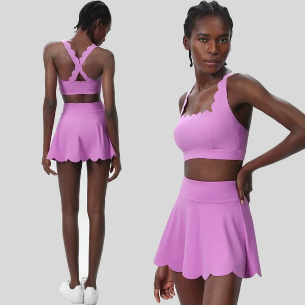 Conjunto deportivo corto transpirable de secado rápido - Imagen 6