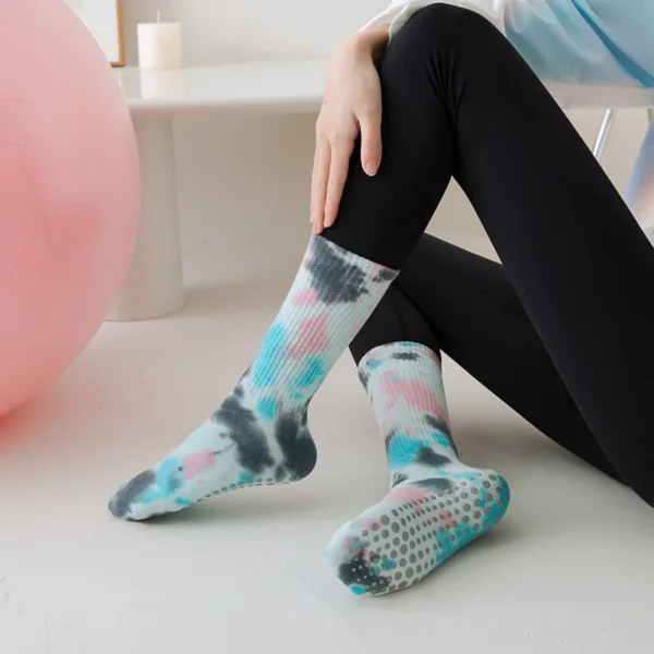 Calcetines de Yoga profesionales antideslizantes de silicona - Imagen 4