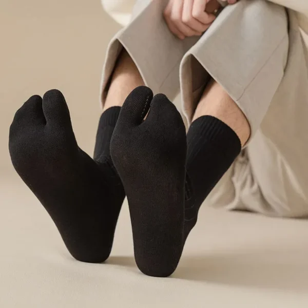 Calcetines de fibra dos dedos, estilo japonés - Imagen 5